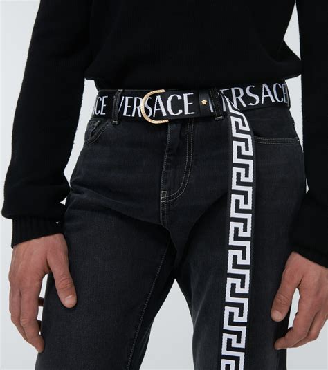 versace allover greca reversible belt|Versace Greca Reversible Belt .